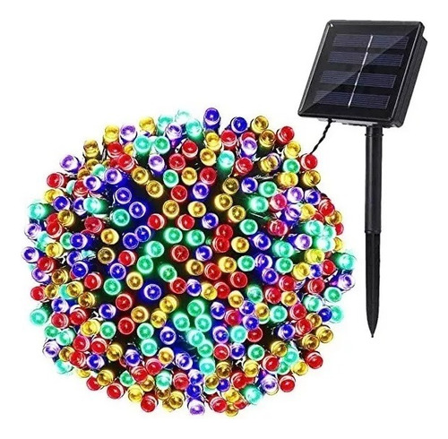 Luces De Arbolito Solares Luces Navideñas Solar Navidad 10mt