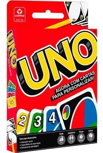 Jogo De Cartas Uno Original Copag Mattel