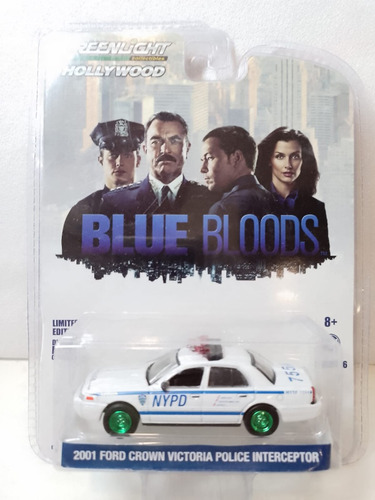 Chase 2001 Ford Crown Victoria Police Escala 1 64 Greenlight