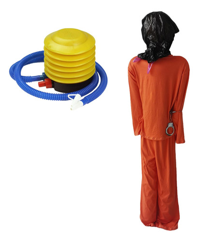 Halloween Scary Prison Uniform Fancy Dress Para Haunted