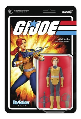 Gi Joe Reaction Scarlett Super 7 - Tierra Prima