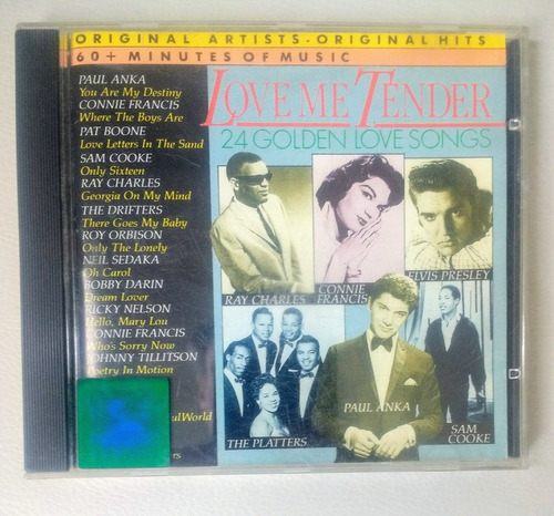 Love Me Tender Elvis Ray Charles Plateros Anka Cd Original 