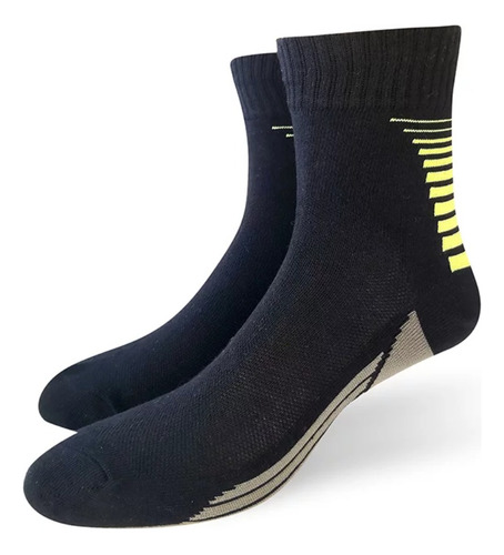 Pack X6 Pares Medias Hombre Elemento Deportivo Soquete Alto