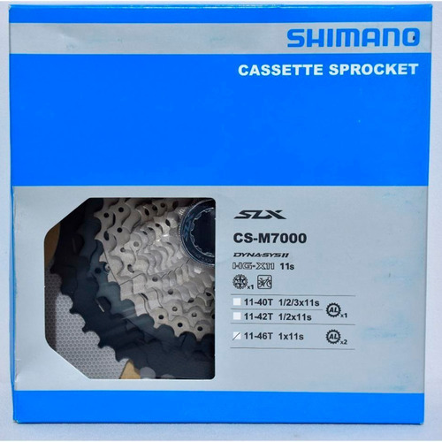 Cassete Shimano Slx Cs M7000 11v 11x46 11 46