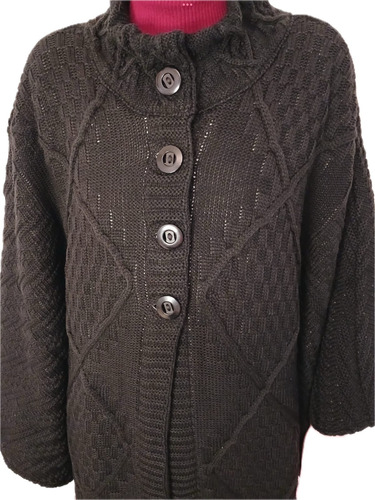 Capa / Poncho Negro Para Dama Con Borrega Interior Unitalla