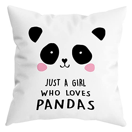 Solo Una Chica Que Ama Pandas Funda De Almohada, Regalo...