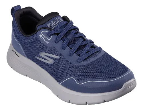 Skechers Tenis Go Walk Flex Hombre Azul