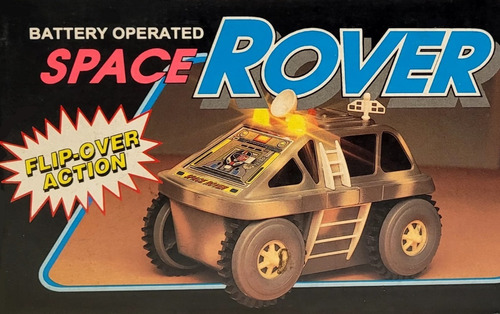 Auto Espacial Friccion Luz Space Rover Jretro