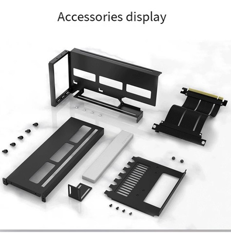 Soporte Vertical Para Tarjeta Gráfica Ez-40 Argb Pcie 4.0 X1