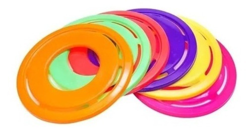 10 Frisbee Frisby Frisbi Plato Volador Juguete Vuela P