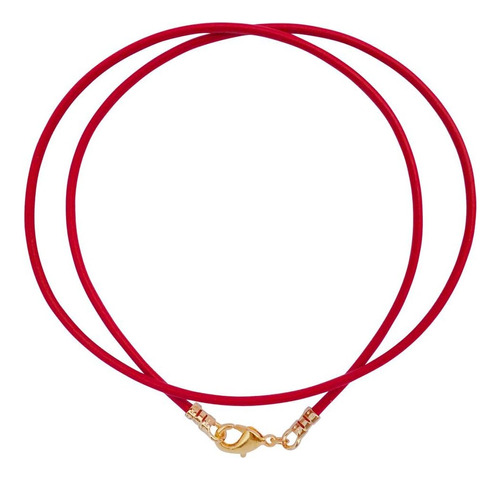 Dragonweave Collar De Cordón De Cuero Rojo Fino De 1,8 Mm Ch