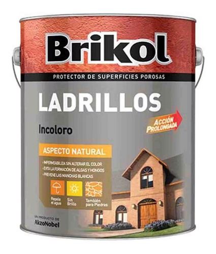 Brikol Ladrillos Impermeabilizante 20lts Maxima Protección