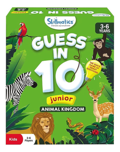 Juego De Cartas: Guess In 10 Junior Animal Kingdom  R