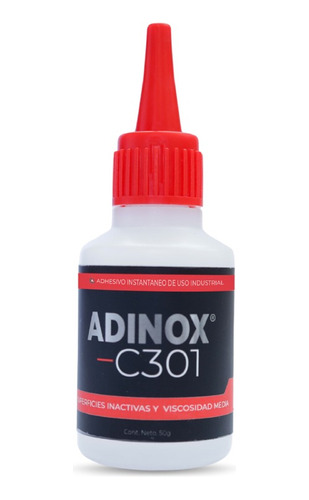 Imagen 1 de 4 de Adinox® C301, Adhesivo Instantáneo Superficies Inactivas 