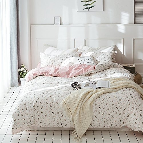 Highbuy Funda Edredón Floral Impreso Kids Duvet Cover Set