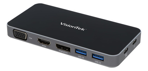 Visiontek Vt210 - Estacion De Acoplamiento Usb-c De Doble Pa