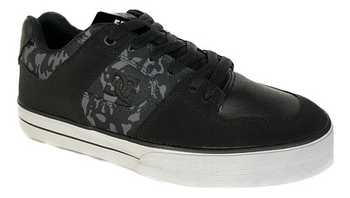 Zapatillas Dc Pure Black Camo Black Hombre Original Envió 