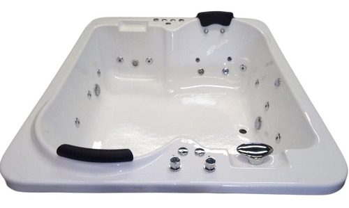 Imagen 2 de 10 de Jacuzzi Max Dual 180x150x50 14 Jet 1 Hp Full Acrílico !!!