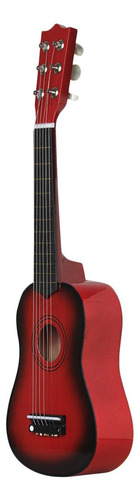 Instrumento Musical De Guitarra Acústica Rojo02 Rojo02