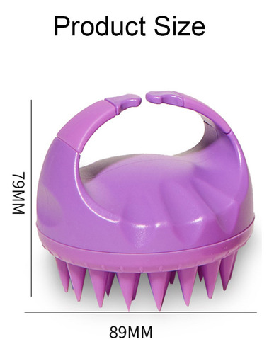 A Cepillo Masajeador De Champú Para Cabello Y Cuero