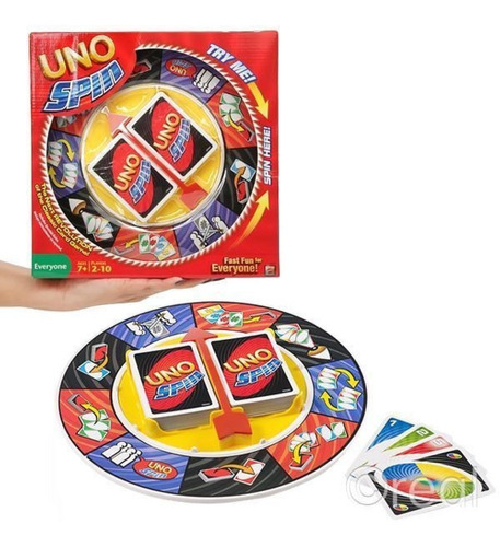 Uno Spin Mattel Original 