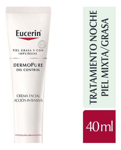 Crema Facial  Dermopure X40ml Eucerin