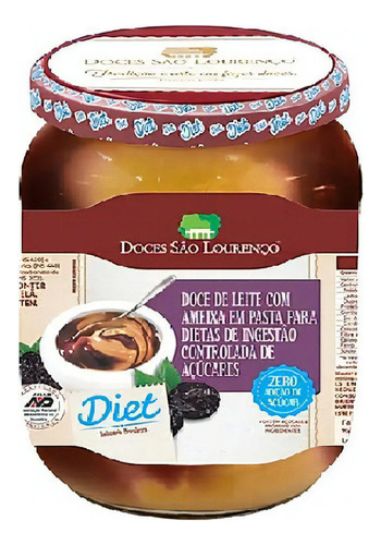 Doce De Leite Ameixa Diet Sao Lourenco 210g