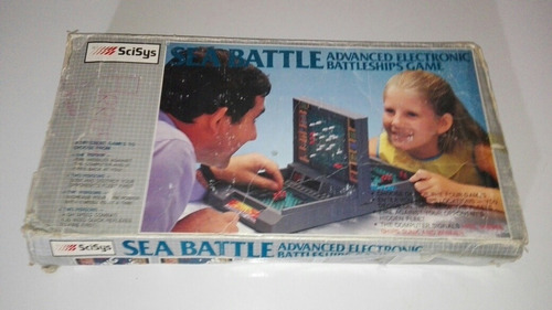 Juego Antiguo Electronico Sea Battle Battleships Año 1985