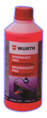 Refrigerante Anticongelante Wurth Puro Inorganico 1 Litro