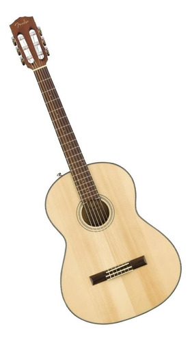 Imagen 2 de 3 de Guitarra clásica Fender Classic Design CN-60S para diestros natural satin