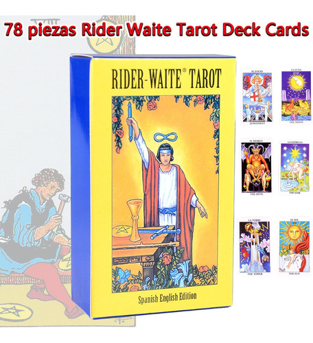 Cartas Del Tarot Rider Waite Manual Rapido Español Envio 