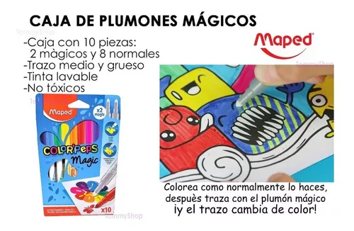 Maped Marcadores Rotuladores Mágicos ColorPeps 10 Colores – Be To Be Menacho