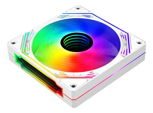 Kit Cooler Fan Hayom, Rgb, 3x 120mm, Controladora, Branco Led Rgb