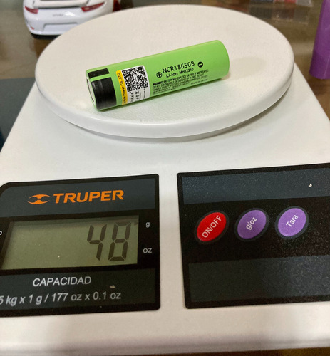 Dos Bateria Pila 18650 Recargable Li-ion 3,7v 3400 Mah