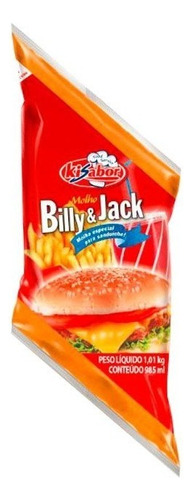 Caixa Com 6 Pacotes De Molho Billy & Jack Original 1 L Sache