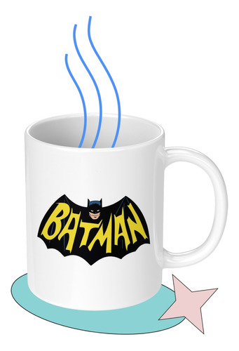 Taza Tazon Mug Batman Superheroes