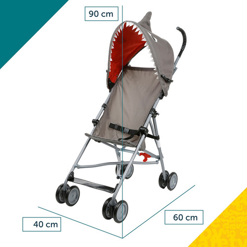 Carriola de bastón Safety 1st US133 tiburón con chasis color gris