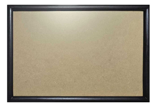 1 Marco De Madera Con Vidrio Anti 50x70cm, Todo Incluido Chocolate