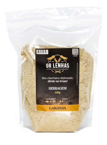 Serragem Lenha Frutifera 2kg - Defumação Charcutaria Bbq