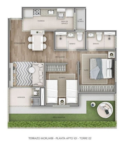 Imagem 17 de 17 de Apartamento À Venda No Bairro Paraíso Do Morumbi - São Paulo/sp - O-18679-31155