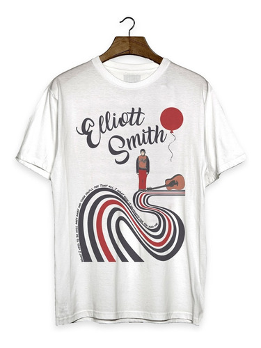 Camiseta Elliott Smith Figure 8 Indie Folk Malha Ecológica