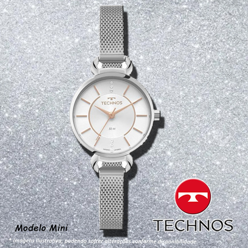 Relógio Mini Technos Feminino 2035nbp 1k