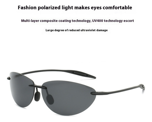 Gafas De Sol Sin Marco Ultraligeras Anti-uv A