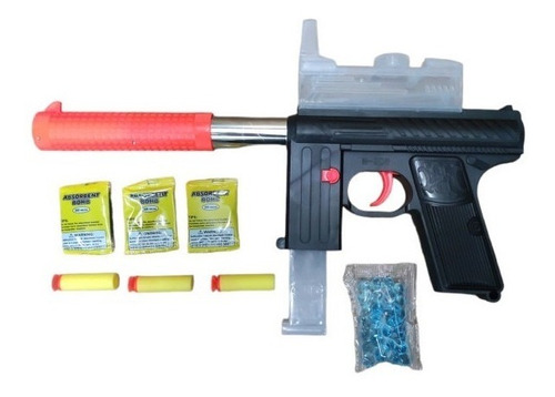 Pistola De Juguete Lanzador De Hidrogel 950 Gel Y 3 Dardos