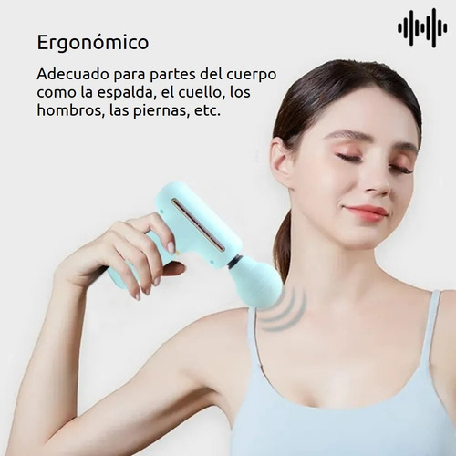 Mini Pistola De Masaje Muscular Recargable De 4 Velocidades