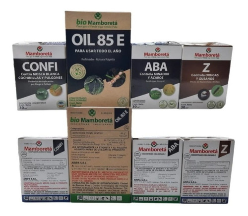Mamboretá Kit Insecticida Pro- Confi + Aba+ Z + Oil 85