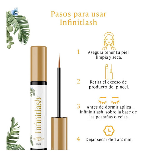 Imagen 5 de 6 de Infinitlash Suero Crecimiento Alargador Pestañas Serum Lash