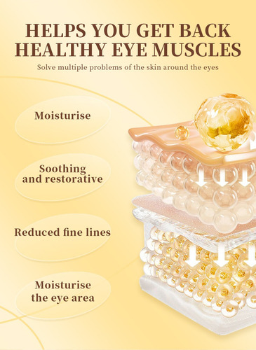 Parches Para Ojos Ojeras Colágeno Oro Arrugas 100 Pares Todo Tipo De Piel