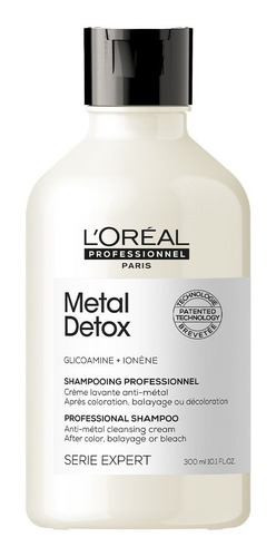Imagen 2 de 12 de Shampoo Limpiador Anti Metal Metal Detox Loreal Pro 300 Ml
