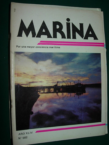 Revista Marina 502 Liga Naval Argentina Buques Nautica Barco